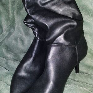 Marc Fisher Black Heeled Boots